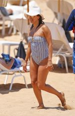 EVA LONGORIA in Swimsuit at a Beach in Maui 04/19/2017