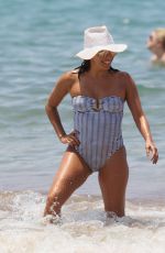 EVA LONGORIA in Swimsuit at a Beach in Maui 04/19/2017