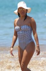 EVA LONGORIA in Swimsuit at a Beach in Maui 04/19/2017