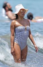 EVA LONGORIA in Swimsuit at a Beach in Maui 04/19/2017