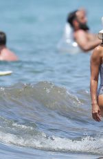 EVA LONGORIA in Swimsuit at a Beach in Maui 04/19/2017