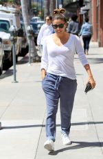 EVA LONGORIA Leaves Anastasia Spa in Beverly Hills 04/13/2017