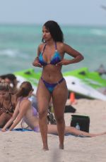 FANNY NEGUESHA in Bikini on the Beach in Miami 04/05/2017