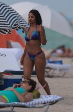 FANNY NEGUESHA in Bikini on the Beach in Miami 04/05/2017