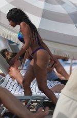 FANNY NEGUESHA in Bikini on the Beach in Miami 04/05/2017