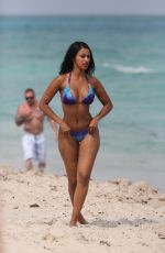 FANNY NEGUESHA in Bikini on the Beach in Miami 04/05/2017