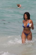 FANNY NEGUESHA in Bikini on the Beach in Miami 04/05/2017