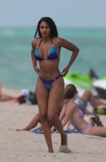 FANNY NEGUESHA in Bikini on the Beach in Miami 04/05/2017