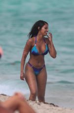 FANNY NEGUESHA in Bikini on the Beach in Miami 04/05/2017