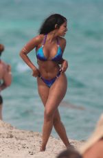 FANNY NEGUESHA in Bikini on the Beach in Miami 04/05/2017