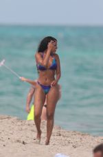 FANNY NEGUESHA in Bikini on the Beach in Miami 04/05/2017