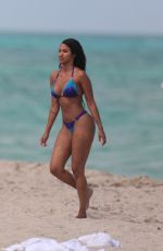 FANNY NEGUESHA in Bikini on the Beach in Miami 04/05/2017