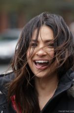 FLORIANA LIMA on the Set of Supergirl in Vancouver 04/07/2017