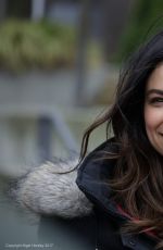 FLORIANA LIMA on the Set of Supergirl in Vancouver 04/07/2017
