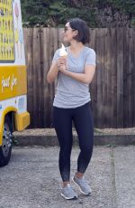FRANKIE BRIDGE at a Charity Football Match in Bexleyheath 04/02/2017