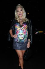 FRANKIE ESSEX Night Out in London 04/14/2017
