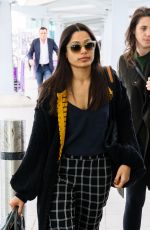 FREIDA PINTO at Heathrow Airport in London 04/10/2017