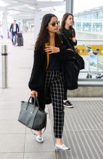 FREIDA PINTO at Heathrow Airport in London 04/10/2017