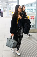 FREIDA PINTO at Heathrow Airport in London 04/10/2017