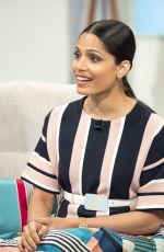 FREIDA PINTO at Lorraine Show in London 04/10/2017