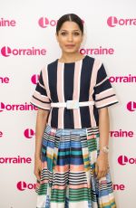 FREIDA PINTO at Lorraine Show in London 04/10/2017