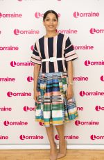 FREIDA PINTO at Lorraine Show in London 04/10/2017