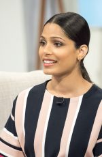 FREIDA PINTO at Lorraine Show in London 04/10/2017