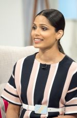 FREIDA PINTO at Lorraine Show in London 04/10/2017