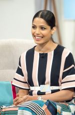 FREIDA PINTO at Lorraine Show in London 04/10/2017