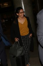 FREIDA PINTO at Los Angeles International Airport 04/10/2017