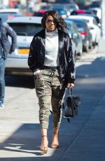 GABRIELLE UNION Out and About in New York 04/08/2017