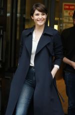 GEMMA ARTERTON Arrives at BBC Radio 2 Breakfast Show in London 04/21/2017