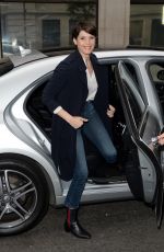 GEMMA ARTERTON Arrives at BBC Radio 2 Breakfast Show in London 04/21/2017