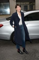 GEMMA ARTERTON Arrives at BBC Radio 2 Breakfast Show in London 04/21/2017