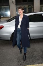 GEMMA ARTERTON Arrives at BBC Radio 2 Breakfast Show in London 04/21/2017