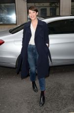 GEMMA ARTERTON Arrives at BBC Radio 2 Breakfast Show in London 04/21/2017