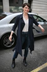 GEMMA ARTERTON Arrives at BBC Radio 2 Breakfast Show in London 04/21/2017