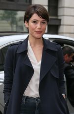 GEMMA ARTERTON Arrives at BBC Radio 2 Breakfast Show in London 04/21/2017