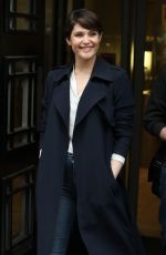 GEMMA ARTERTON Arrives at BBC Radio 2 Breakfast Show in London 04/21/2017