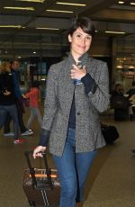 GEMMA ARTERTON at Eurostar Station in London 04/19/2017