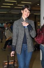 GEMMA ARTERTON at Eurostar Station in London 04/19/2017