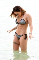 GEMMA MASSEY in Bikini at a Beach in Dubai 04/17/2017