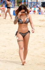 GEMMA MASSEY in Bikini at a Beach in Dubai 04/17/2017