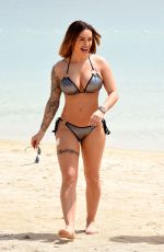GEMMA MASSEY in Bikini at a Beach in Dubai 04/17/2017