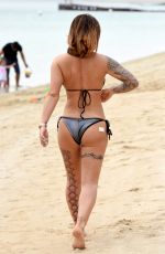 GEMMA MASSEY in Bikini at a Beach in Dubai 04/17/2017