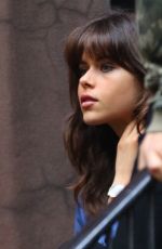 GEORGIA FOWLER on the Set of a Photoshoot in New York 04/26/2017