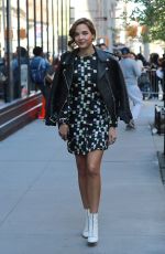GEORGIE FLORES Arrives at AOL Studios in New York 04/18/2017