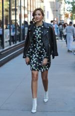 GEORGIE FLORES Arrives at AOL Studios in New York 04/18/2017