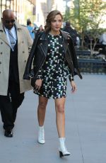 GEORGIE FLORES Arrives at AOL Studios in New York 04/18/2017