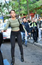 GEORGINA RODRIGUEZ and Cristiano Ronaldo Out Shopping in Madrid 04/20/2017